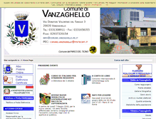 Tablet Screenshot of comune.vanzaghello.mi.it